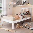 Ver imagem 1 de Cama de Solteiro Lucy de Madeira Maciça com Lastro