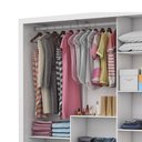 Ver imagem 4 de Guarda Roupa Casal Fortaleza 3 Portas Carioca Móveis