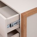 Ver imagem 6 de Mesa de Cabeceira em Madeira Maciça e MDF Fauri Bege