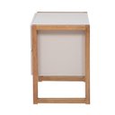 Ver imagem 7 de Mesa de Cabeceira em Madeira Maciça e MDF Fauri Bege
