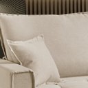 Ver mais imagens de Sofá Cama Dallas 230 cm sem Caixa Veludo Bege Marfim