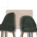 Ver imagem 3 de Mesa de Jantar Suiça 220cm Madeira Tampo Laminado Orgânico com 8 Cadeiras Suiça