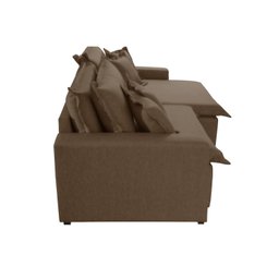 Sofá Cama Áustria 3 Lugares Retrátil Reclinável 210cm Veludo - 7