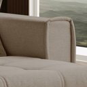 Ver imagem 7 de Sofá Cama Dallas 230 cm sem Caixa Veludo Bege Castor