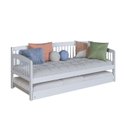 Ver imagem 5 de Sofá e Cama Auxiliar Andover de Madeira Maciça com Lastro Branco