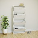Ver imagem 4 de Sapateira Basculante 4 Portas Compacta Branco
