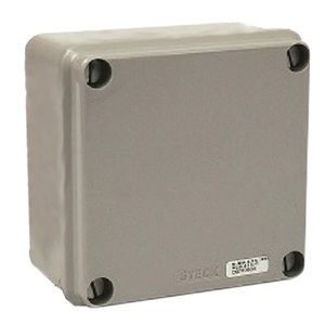 Caixa de Passagem 102x102x55mm sem Embutes - Ssx111 - Steck Caixa Pass 102x102x55mm S/emb Steck Ssx-