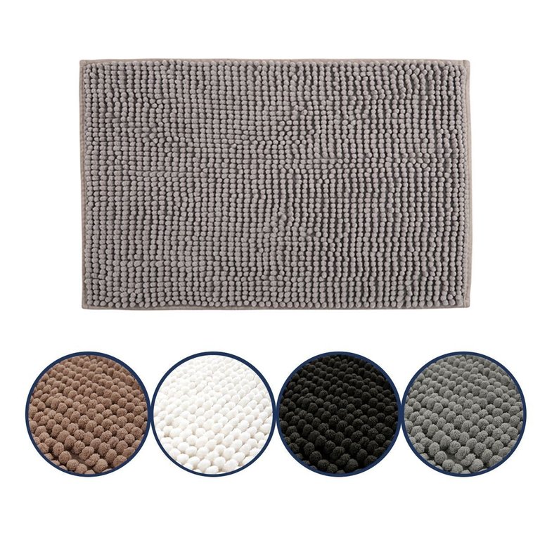 Tapete Joy para Banheiro 40cm X 60cm Cinza Kapazi Tapete Joy para Banheiro 40cm X 60cm Cinza Kapazi