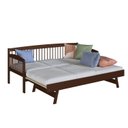 Ver imagem 6 de Sofá e Cama Auxiliar Andover de Madeira Maciça com Lastro Marrom Walnut