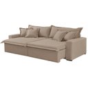 Ver imagem 3 de Sofá Cama Áustria 3 Lugares Retrátil Reclinável 230cm Veludo