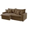 Sofá Cama Áustria 3 Lugares Retrátil Reclinável 230cm Veludo - 5