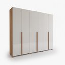 Ver imagem 1 de Guarda-roupa Casal Bp 02 Nogal/bege Bp Bom Pastor