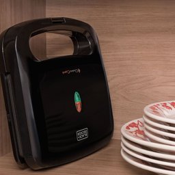 Sanduicheira Grill Elétrica Antiaderente Black & Decker - 110v - 7