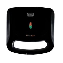 Sanduicheira Grill Elétrica Antiaderente Black & Decker - 110v - 8