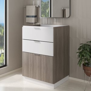 Gabinete para Banheiro com Base Blu 60cm sem Lavatório