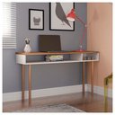 Ver imagem 3 de Mesa Para Computador Escrivaninha Marrom Multi Caemmun