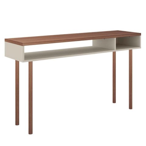 Mesa Para Computador Escrivaninha Marrom Multi Caemmun