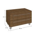 Ver imagem 3 de Gaveteiro para Banheiro com Rodízios Yes 80cm