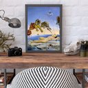 Ver imagem 2 de Quadro Salvador Dalí - Tigres 33x24cm - com Vidro:madeira Preta