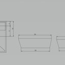 Ver imagem 4 de Bancada Yes 100cm com Vidro com Furo e Cuba Charlô