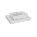 Ver imagem 2 de Bancada Yes 60cm com Vidro com Furo e Cuba Charlô