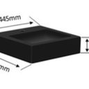 Ver imagem 4 de Bancada Yes 60cm com Vidro com Rasgo e Cuba Quadrato
