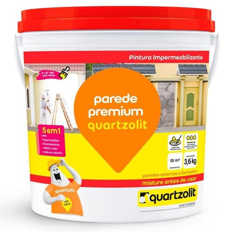 Impermeabilizante Parede Premium Branco 3,6Kg