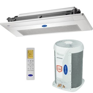 Ar Condicionado Split Cassete Carrier 1 Via 12000 Btus Quente e Frio Inverter 220v monofásico 38tvqd