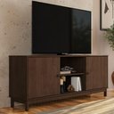 Ver imagem 2 de Rack para Tv 65 Pol 2 Portas Madeira Macica Taeda 160 Cm 1961 Cafe Festra