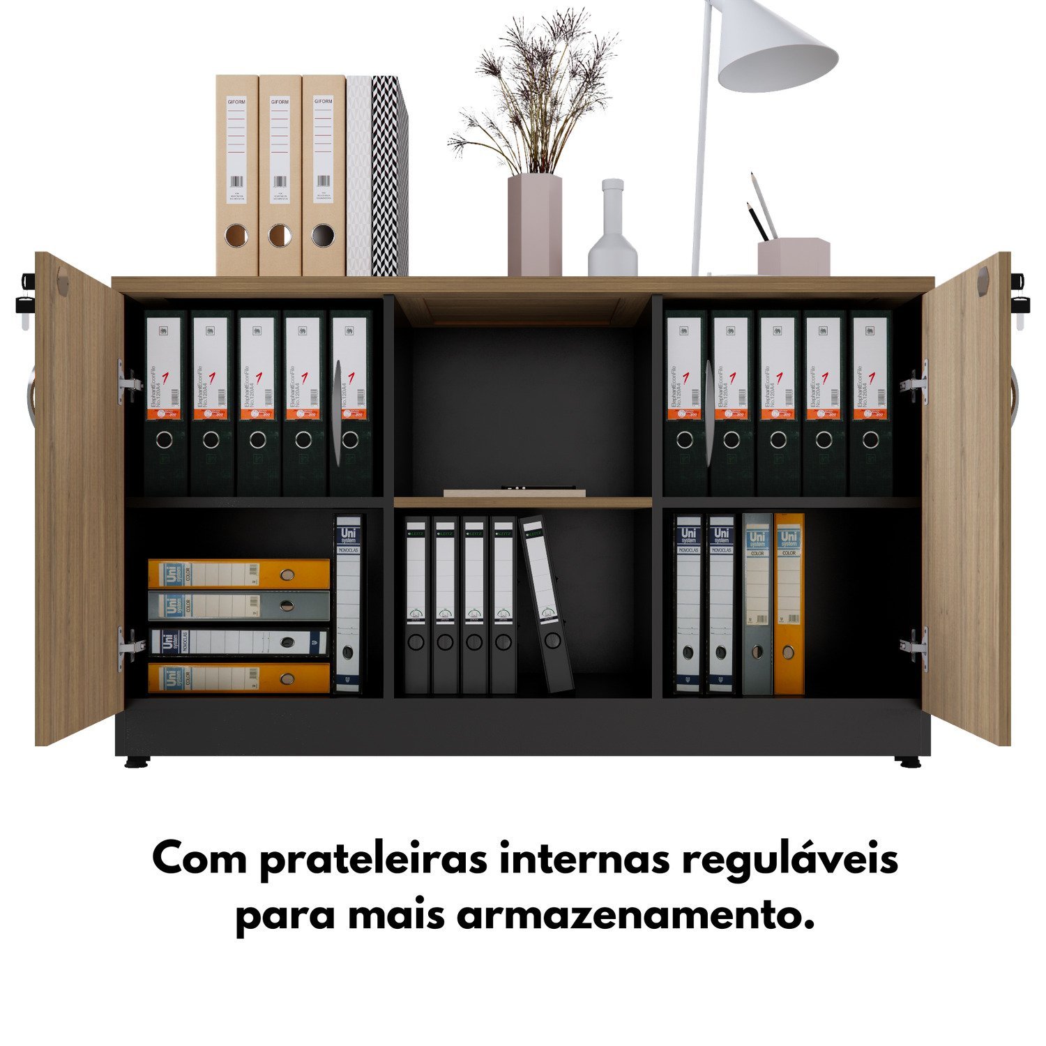 Armário Baixo para Escritório Credenza - 7