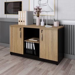 Armário para Escritório Multiuso Baixo com Chave 25mm Yescasa - 1