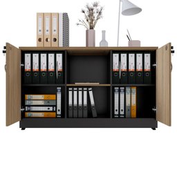 Armário para Escritório Multiuso Baixo com Chave 25mm Yescasa - 5