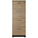 Ver imagem 3 de Gaveteiro Arquivo para Pasta 4 Gavetas com Chave