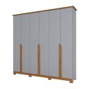 Ver imagem 1 de Guarda-Roupa Andreas 6 Portas 6 Gavetas Henn