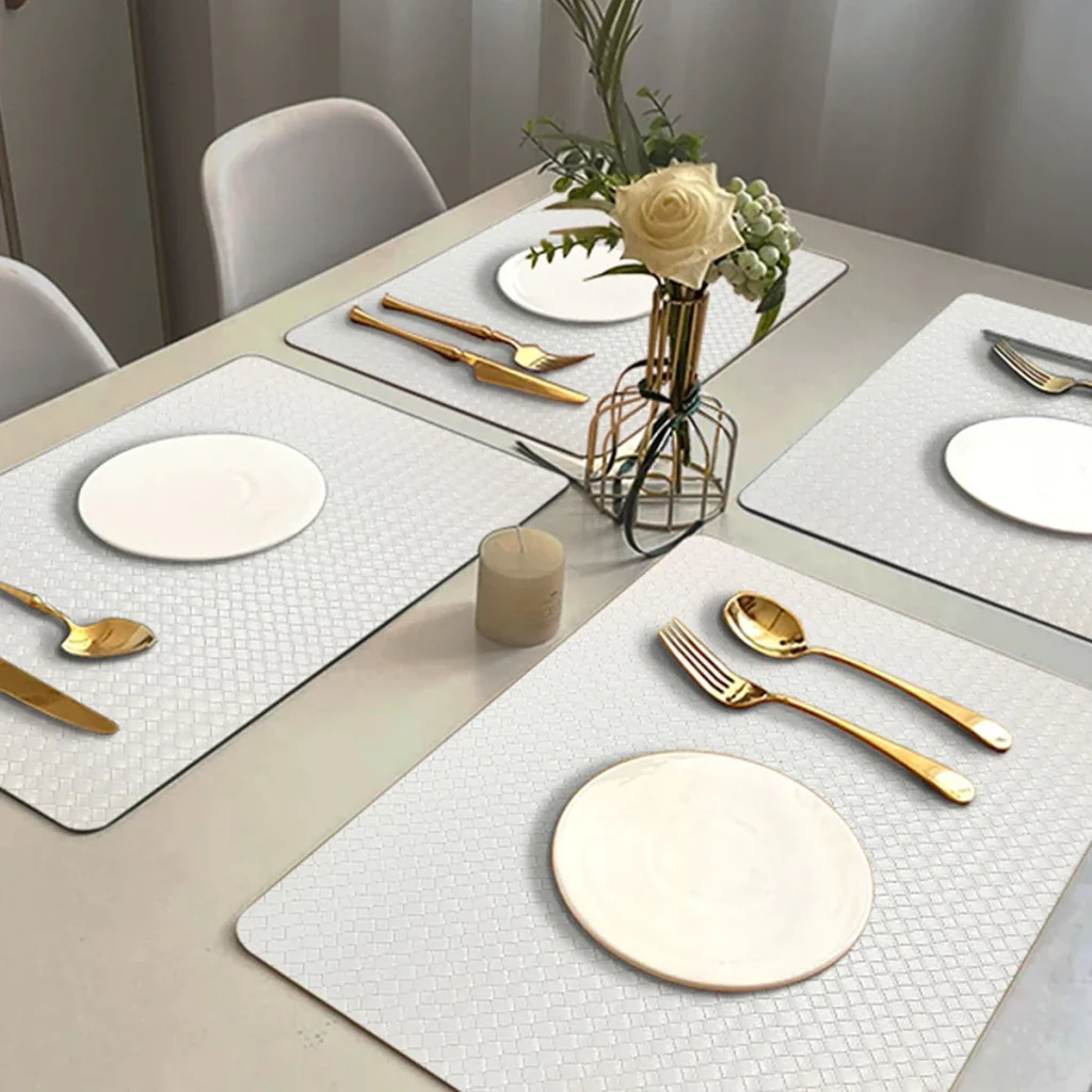 10 Jogo Americano Mesa Posta Luxo Impermeável Pvc Trm Br - 1