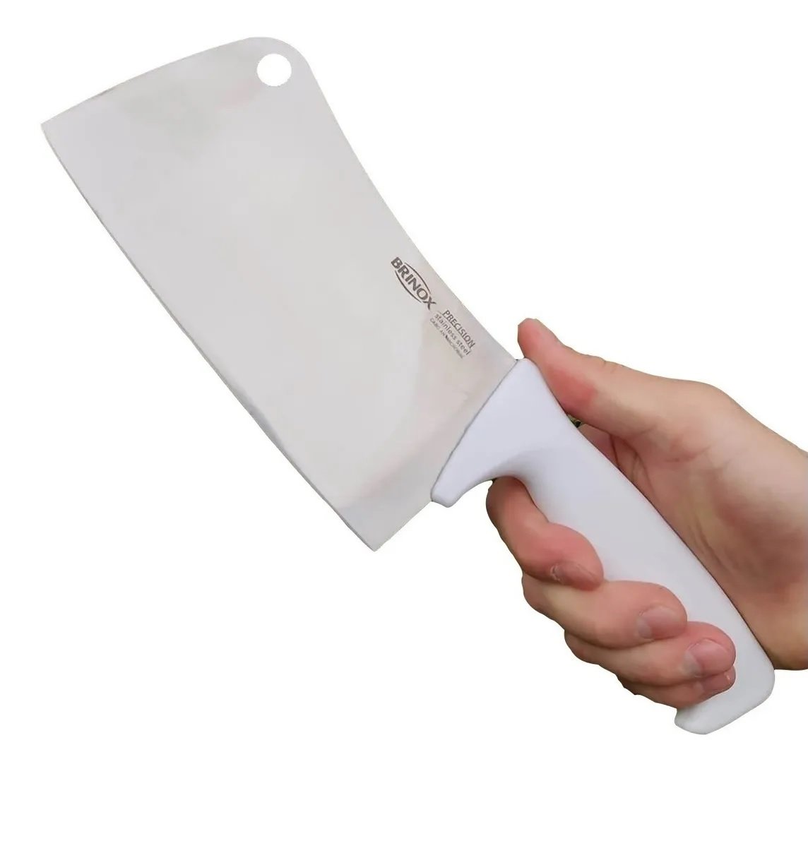 Cutelo Profissional Brinox para Cortar Carne Ossos Tudo 6" - 3
