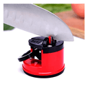 Ver imagem 2 de Amolador Afiador de Facas com Ventosa [Vermelho]