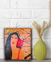 Ver imagem 1 de Quadro Decorativo Minimalista Abstrato em Acrílico Pintado a Mão de Linda Mulher Ambientes Diversos