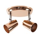 Ver imagem 1 de Spot Sobrepor New Short Cobre 2 Luzes - Gu10 Led Llum Bronzearte