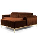 Ver imagem 1 de Sofá 3 Lugares com Chaise Base de Madeira Euro 245 Cm Telha
