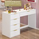 Ver imagem 7 de Mesa de Manicure Penteadeira Vita 136CMX46,9cm 5 Gavetas