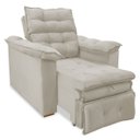Ver imagem 2 de Poltrona do Papai Confortável Reclinável e Retrátil:bege