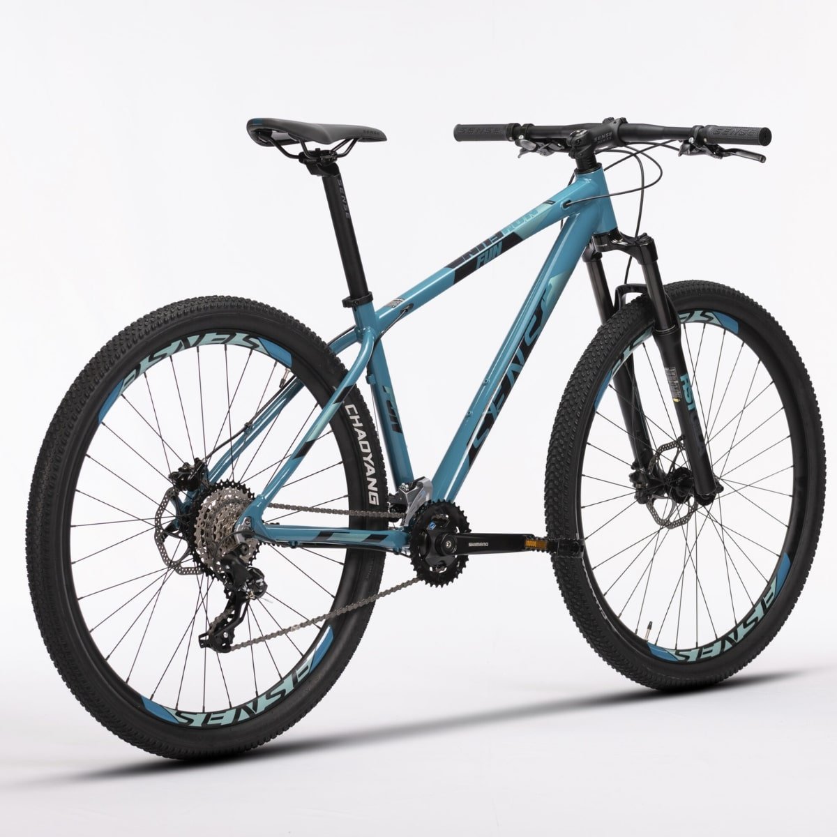 Bicicleta Mtb Sense Fun Comp 2023 Freio Hidráulico 2x8 Vel.:Azul/Preto/17/Unissex - 3