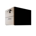 Ver imagem 4 de Gaveteiro Suspenso para Escritório 2 Gavetas com Chave