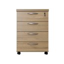 Ver imagem 3 de Gaveteiro 4 Gavetas com Chave Espresso Móveis