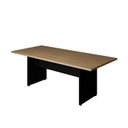 Ver imagem 2 de Mesa Reunião 6 Lugares Pé Painel Yescasa Marrom/Amadeirado/Preto
