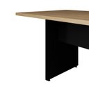 Ver imagem 7 de Mesa Reunião 6 Lugares Pé Painel Yescasa Marrom/Amadeirado/Preto