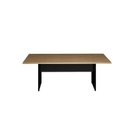Ver imagem 6 de Mesa Reunião 6 Lugares Pé Painel Yescasa Marrom/Amadeirado/Preto