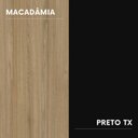 Ver imagem 7 de Mesa Escritório Diretor 120cm Tampo com Pé Painel Amadeirado Claro e Preto Yescasa Marrom
