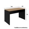 Mesa Escritório Diretor 120x60cm Tampo com 30mm Pé Painel - 9